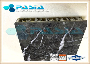 China Lightweight Stone Aluminum Honeycomb Panel With Marble Stone Veneer Anti - Pollution supplier