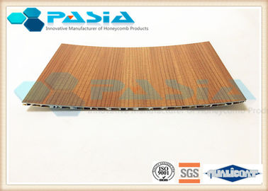 China Commercial Aluminum Honeycomb Panels Bamboo Imitation Surface Corrosion Resistant supplier